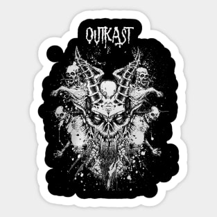 Dragon Skull Play Kast Sticker